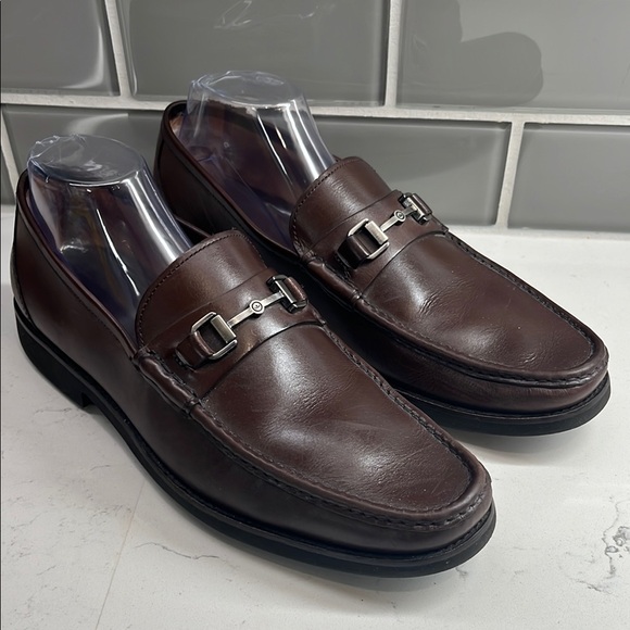Peter Millar Other - Peter Millar Loafers Mens 11.5 M Brown Leather Horsebit Buckle Shoe